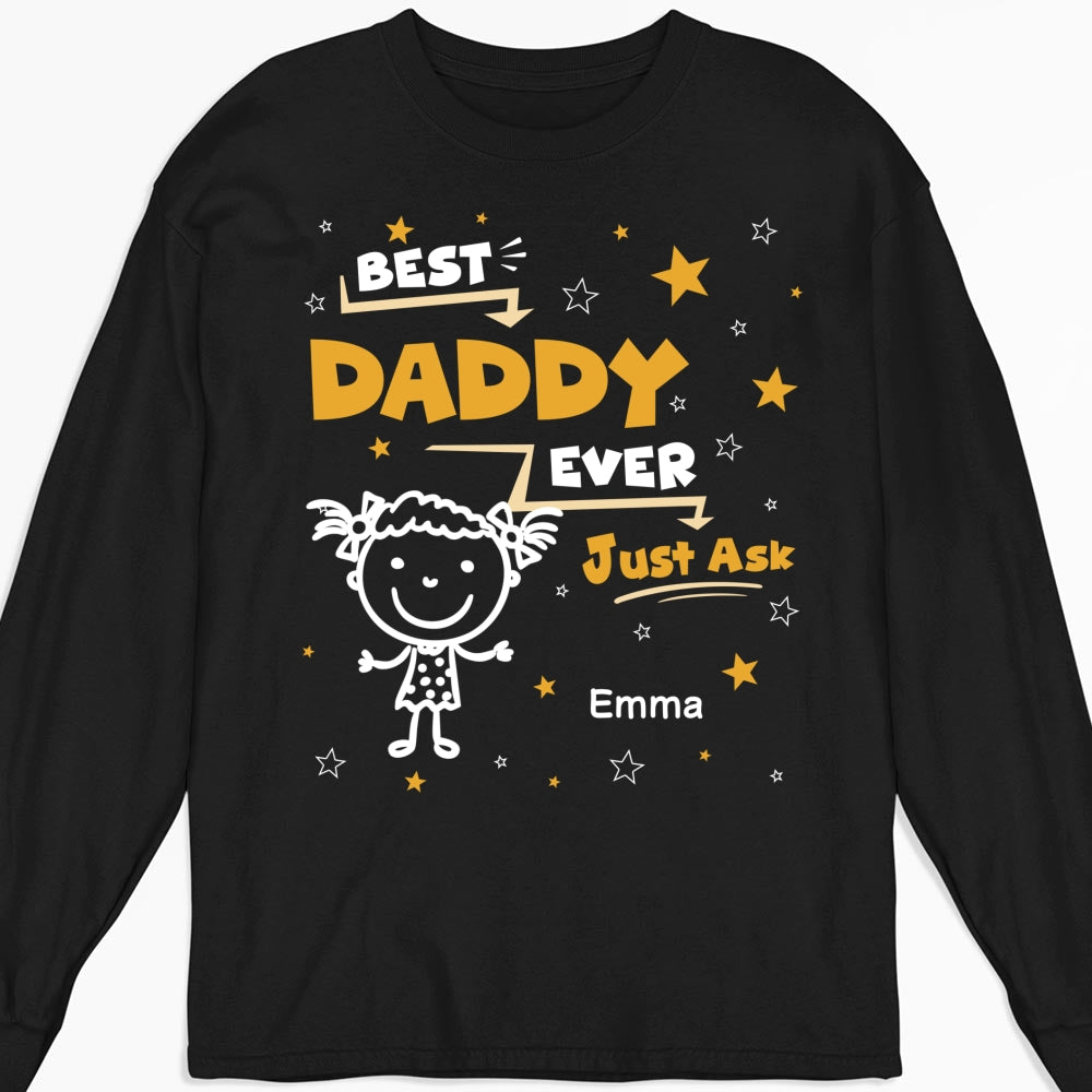 Custom Father's Day, Special Gift for Dad & Grandpa • Ask My Child - Personalized Shirt