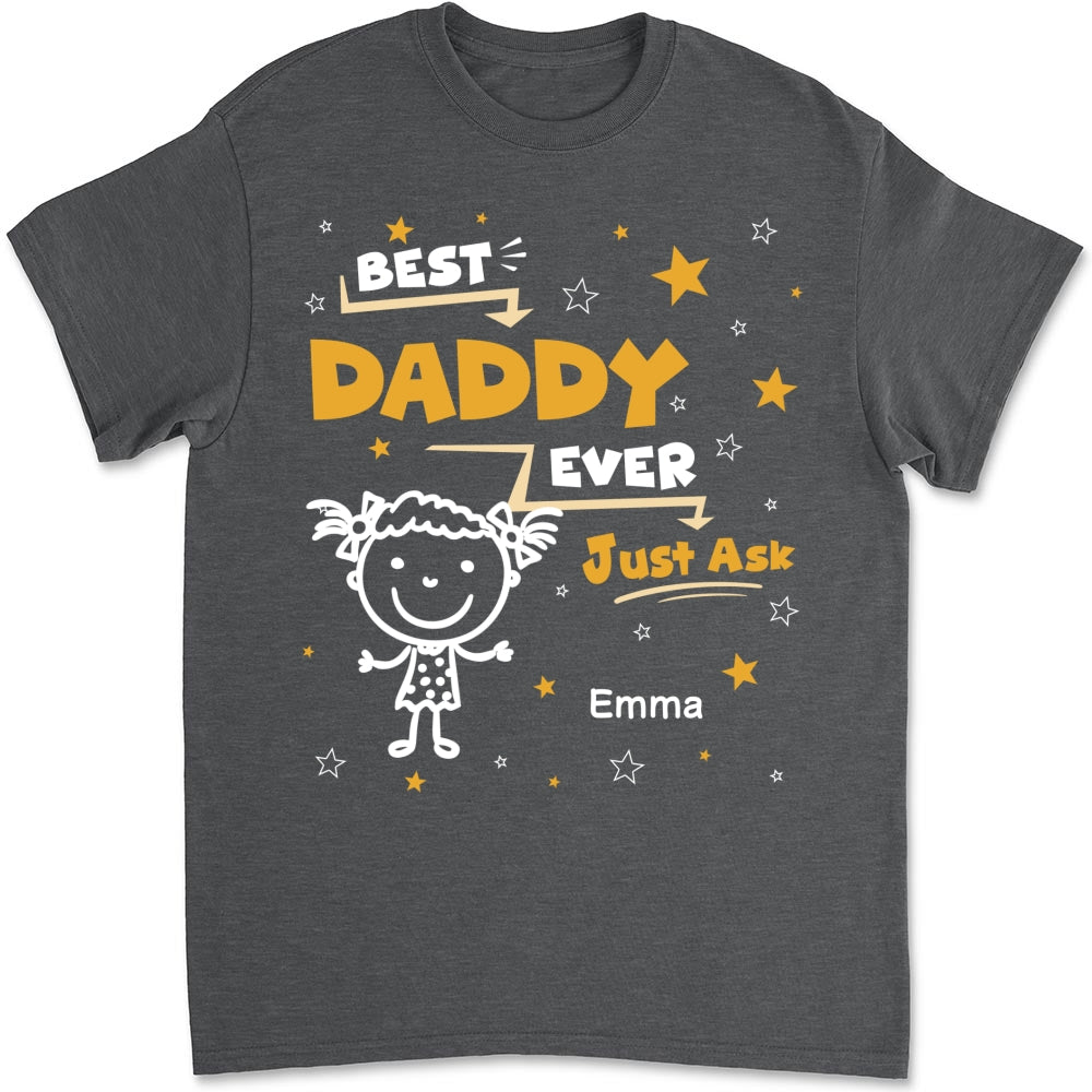 Custom Father's Day, Special Gift for Dad & Grandpa • Ask My Child - Personalized Shirt