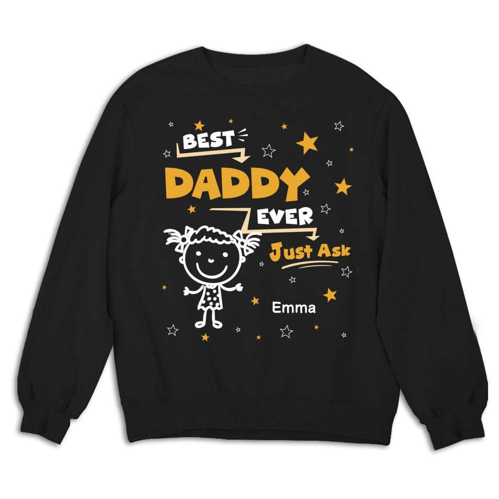 Custom Father's Day, Special Gift for Dad & Grandpa • Ask My Child - Personalized Shirt