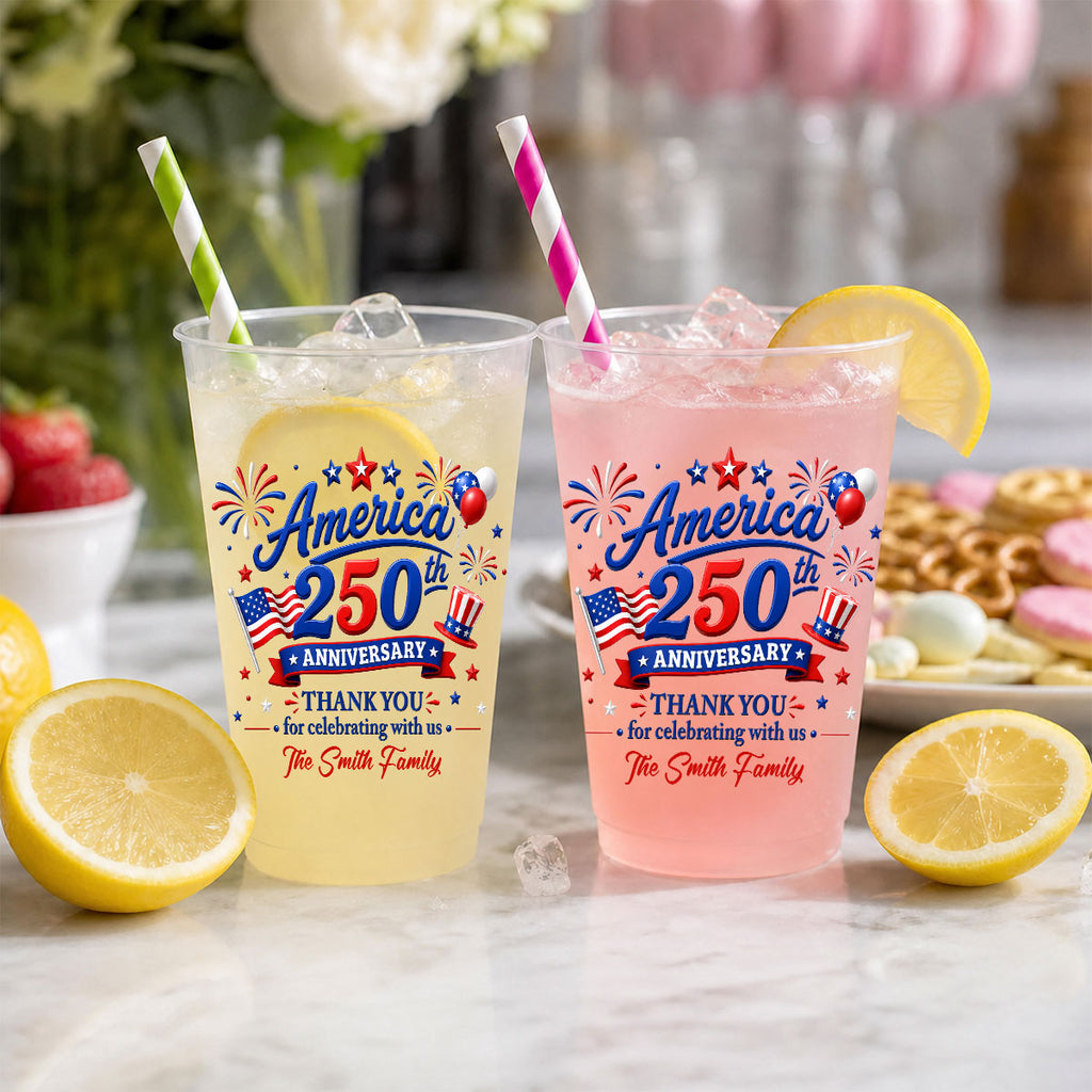Thank You For Celebrating With Us - Personalized Frosted Cup