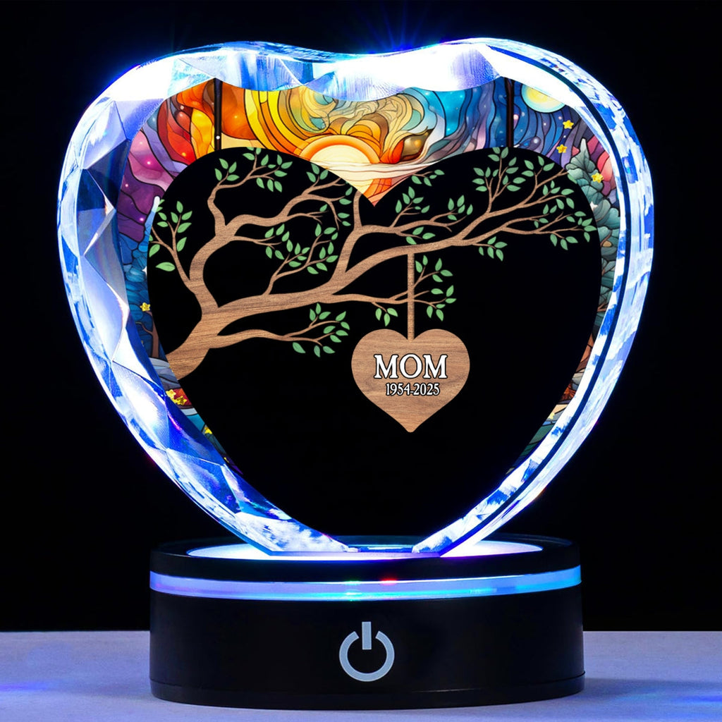 In Heaven - Personalized Crystal Led Light