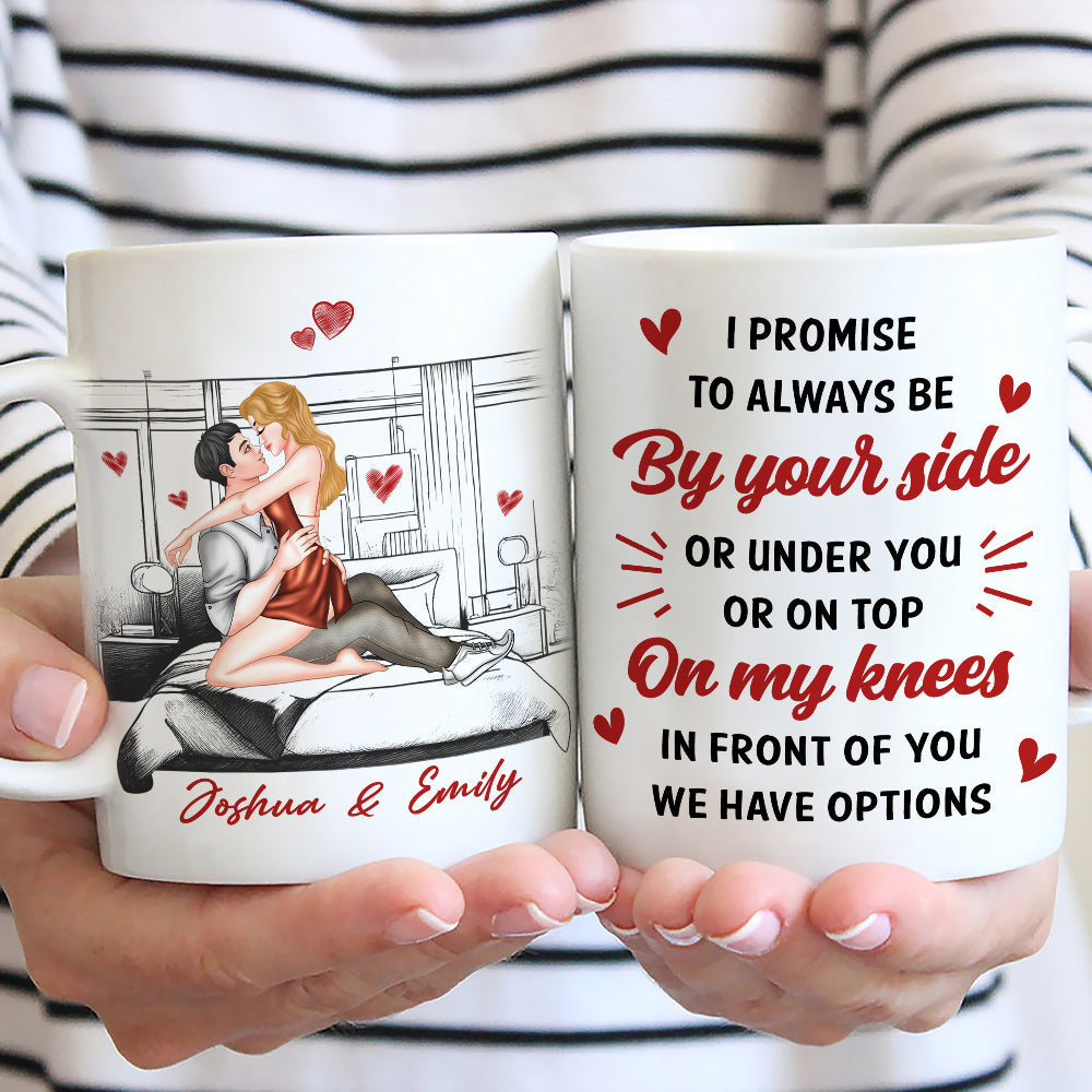Custom Anniversary Keepsake Gifts For Couple • Always By Your Side - Personalized Coffee Mug