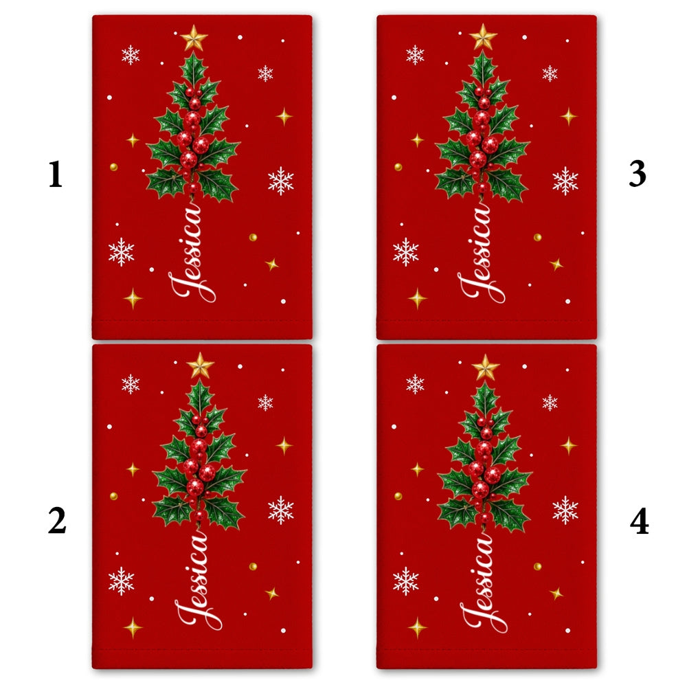 Everyone Is A Christmas Tree - Personalized Napkin