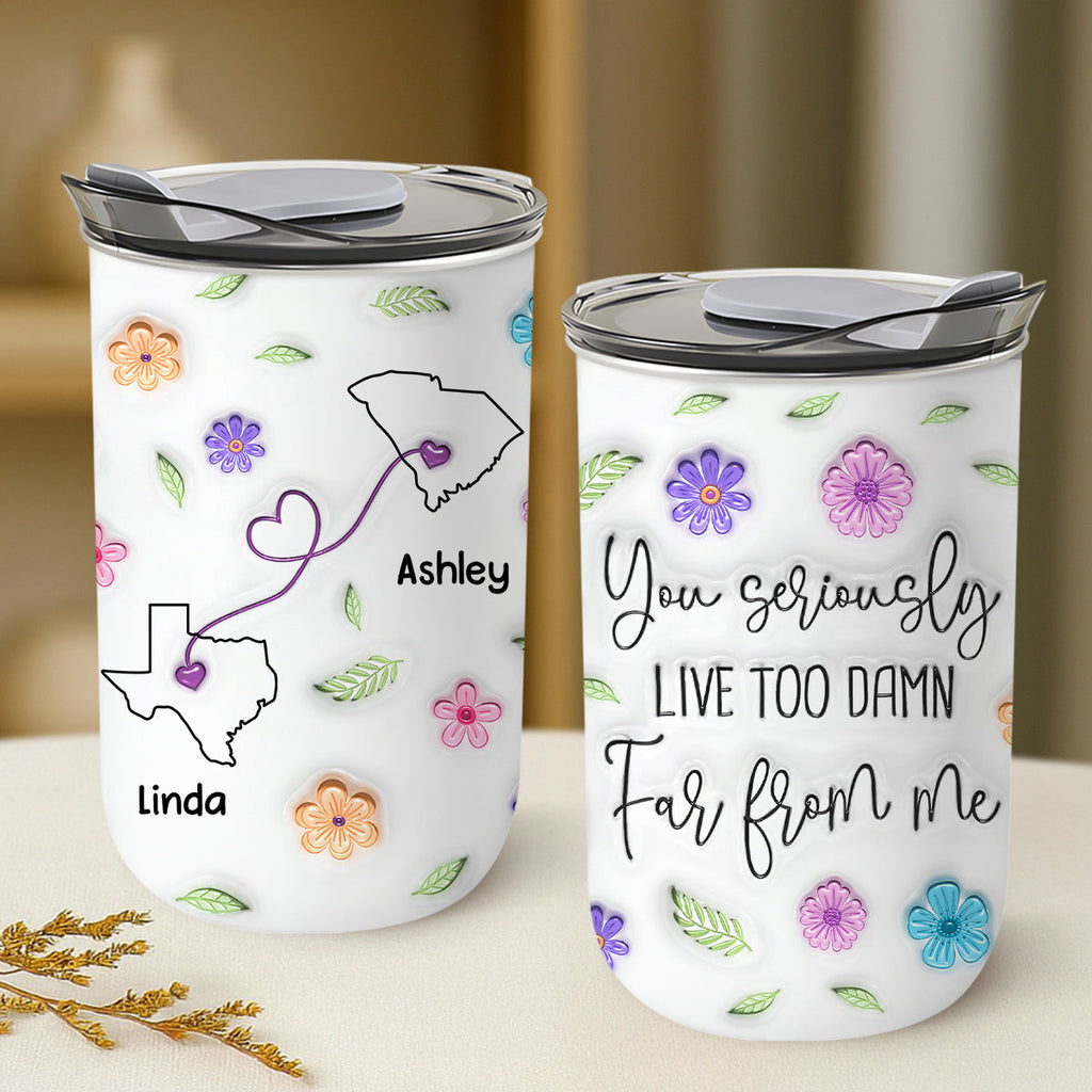 Wish You Lived Much Closer - Personalized 10oz Tumbler