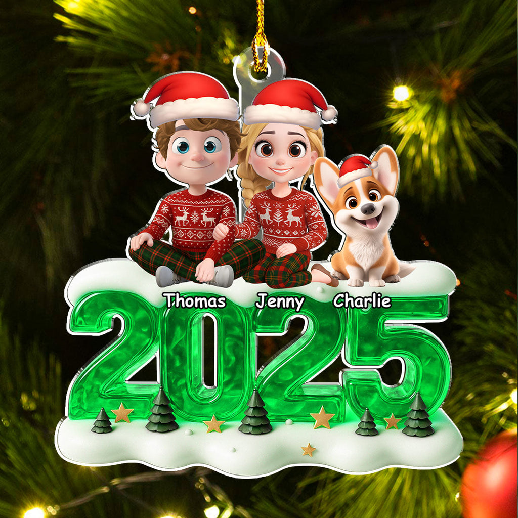 Custom Keepsake Christmas Ornament •  Memorable Year - Personalized Acrylic Ornament