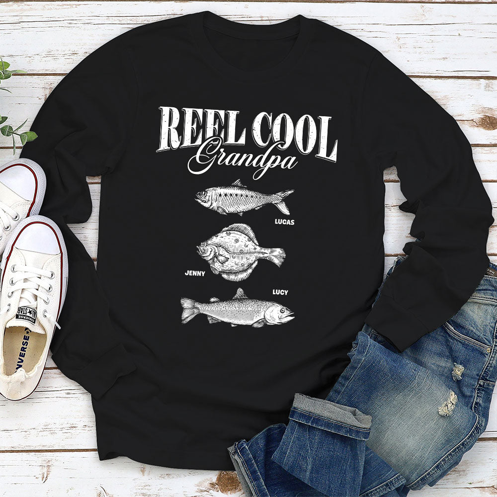 Custom Father's Day, Special Gift for Dad & Grandpa • Cool Dad Big Catches - Personalized Shirt