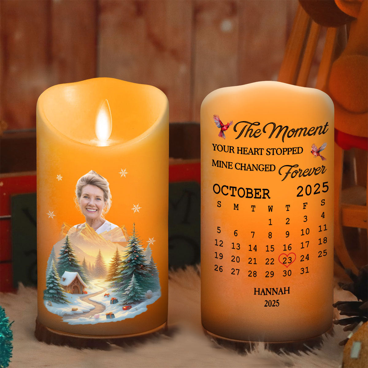 The Moment - Personalized LED Candle