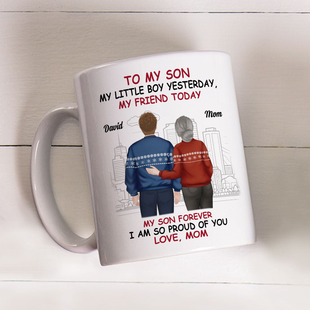 Custom Christmas & Birthday Gift for Son • My Son My Shining Star - Personalized Coffee Mug