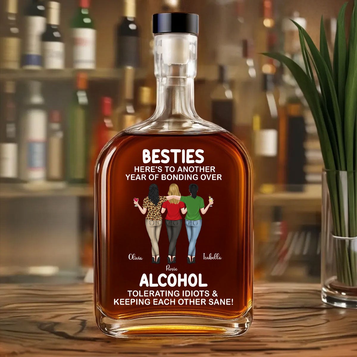 Alcohol Tolerating - Personalized Spirits Decanter