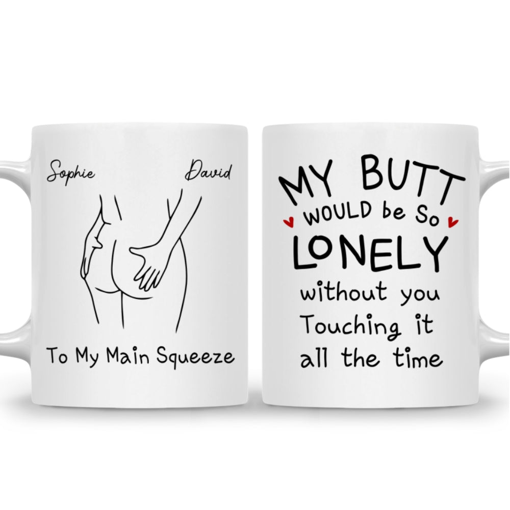 Custom Anniversary Keepsake Gifts For Couple • To My Main Squeeze - Personalized Coffee Mug