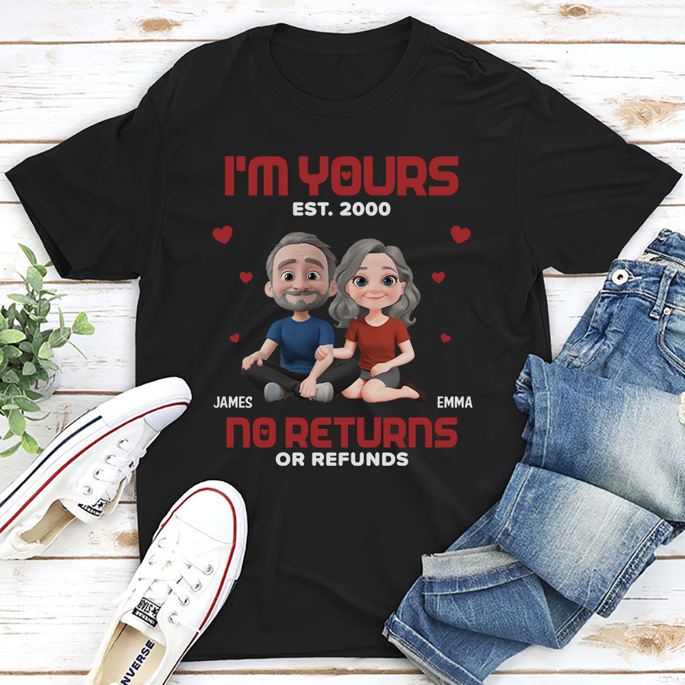 Custom Christmas Anniversary Keepsake Gifts For Wife • I Am Yours EST - Personalized Shirt