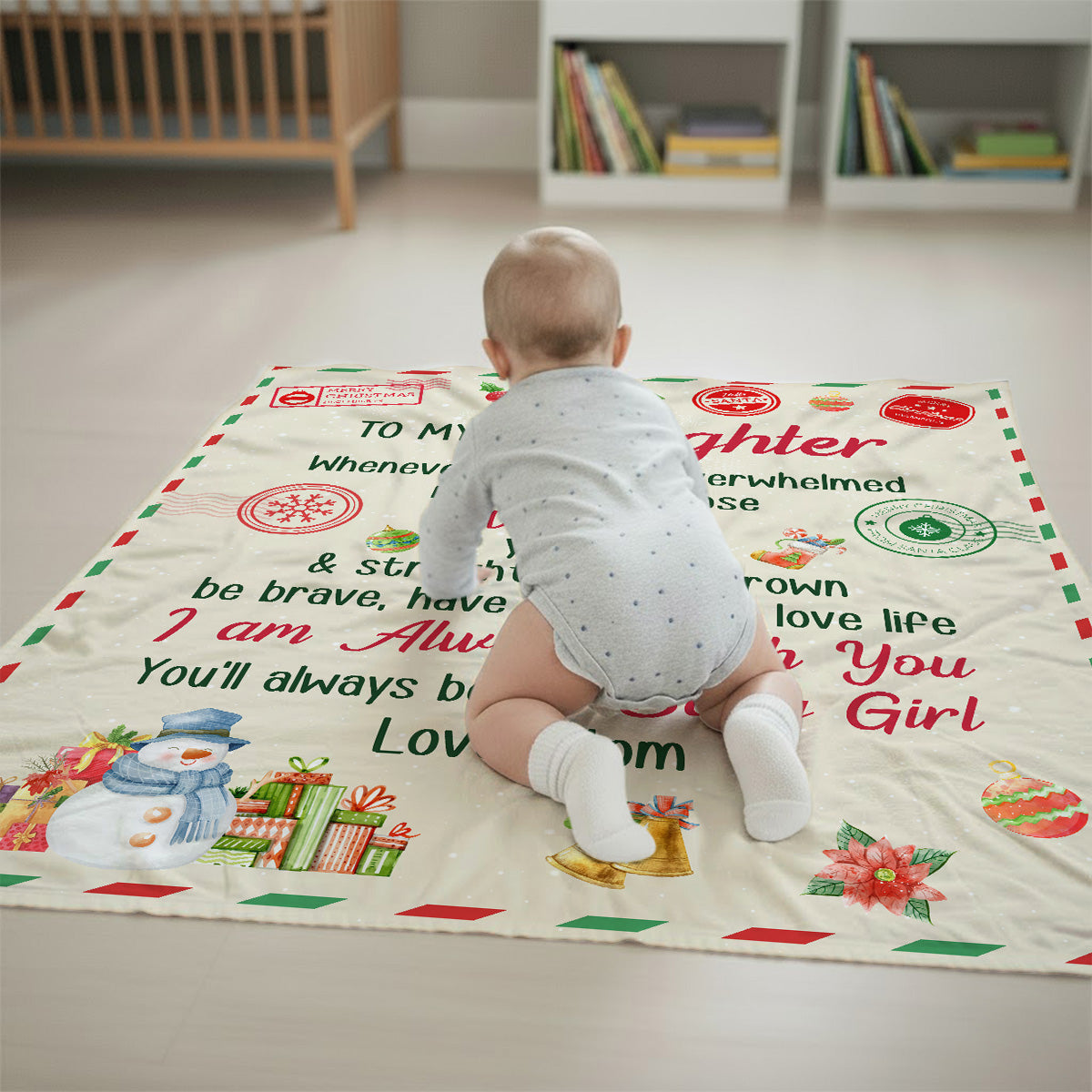 Letter From Mom - Personalized Fleece Blanket