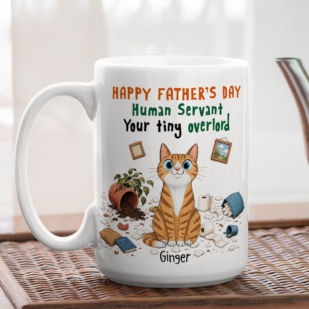 Custom Christmas & Birthday Keepsake Gift • The Tiny Overlords - Personalized Coffee Mug