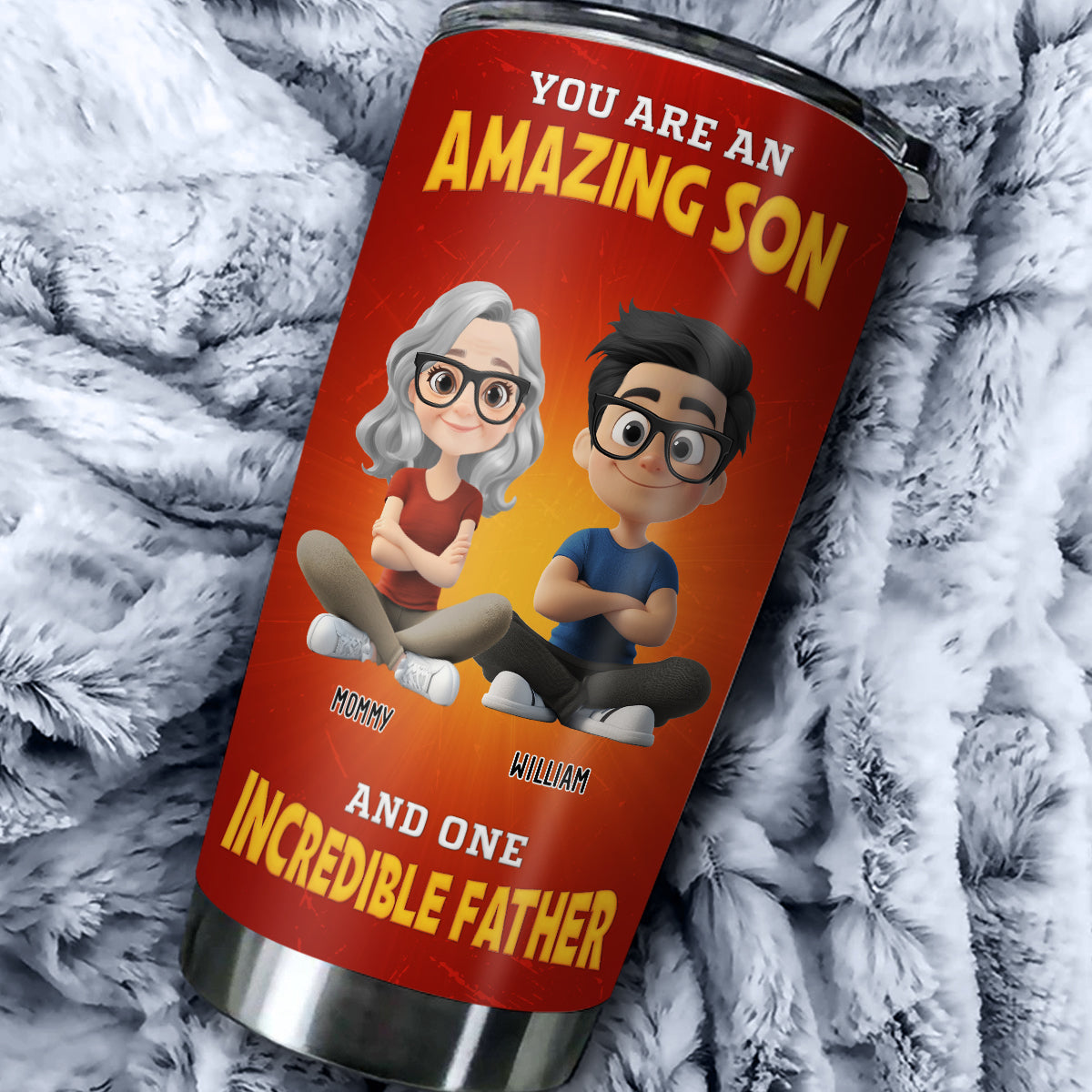 Custom Father's Day Birthday Gifts For Son • You Are Perfect Dad - Personalized Tumbler