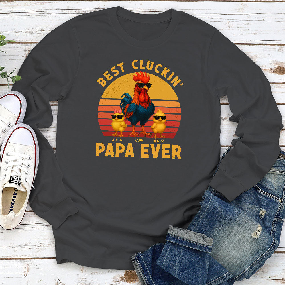 Custom Christmas & Birthday Gift for Grandpa • The Clucking Best - Personalized Shirt