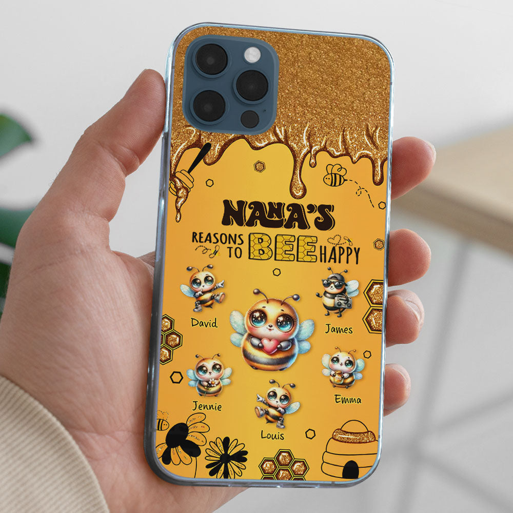 Bee Happy - Personalized Phone Case