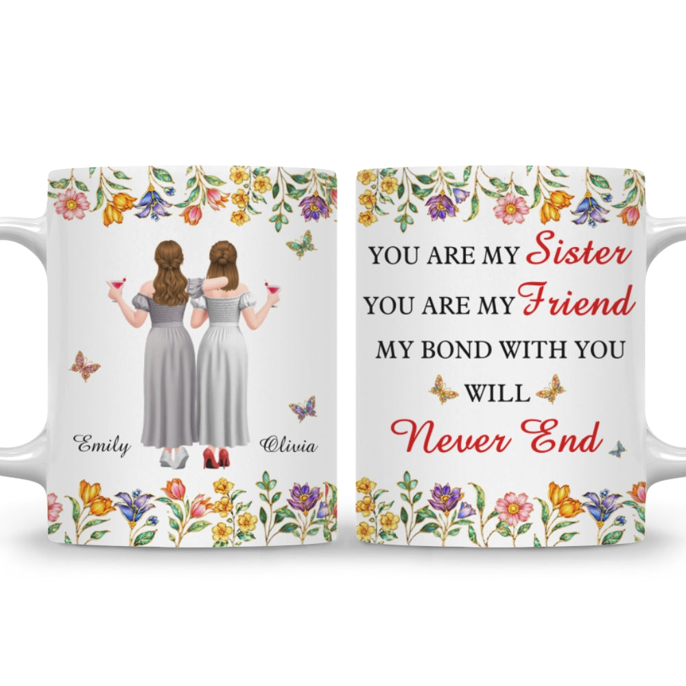 Custom Christmas & Birthday Gift for Brother & Sister • My Bond With You - Personalized Coffee Mug