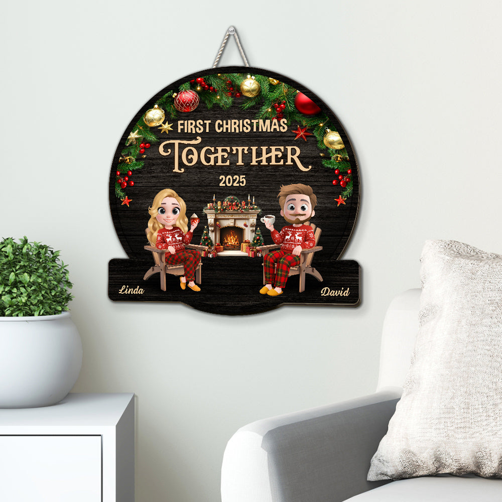 Custom Family Christmas Holiday Home & Wall Decor • Best Holiday - Personalized Wood Sign