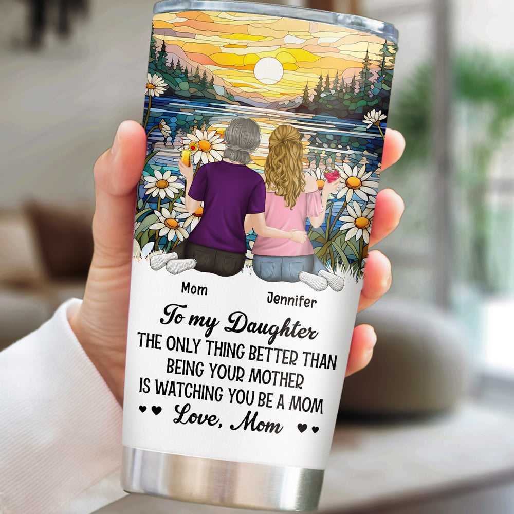 Custom Christmas Birthday Gifts For Mom • To My Daughter Version 2 - Personalized Tumbler