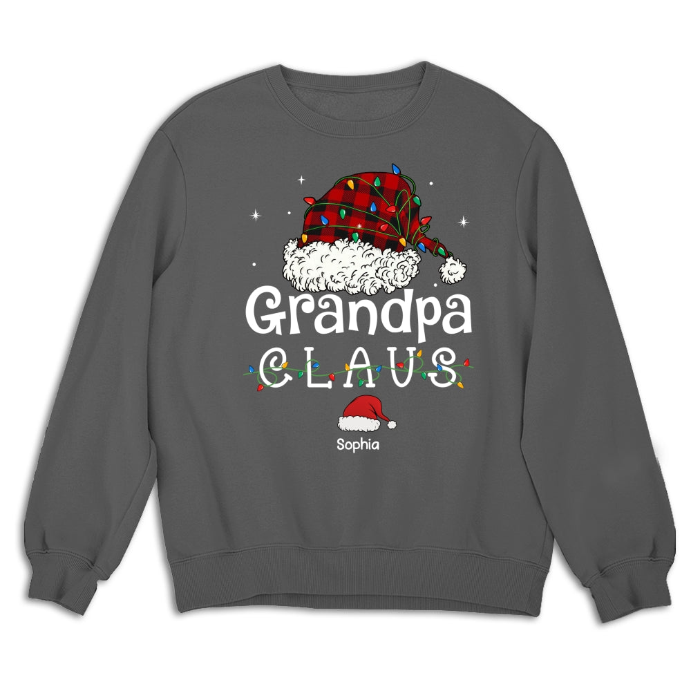 Custom Christmas & Birthday Gift for Grandpa • Grandpa Claus - Personalized Shirt