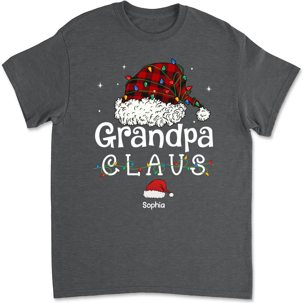 Custom Christmas & Birthday Gift for Grandpa • Grandpa Claus - Personalized Shirt