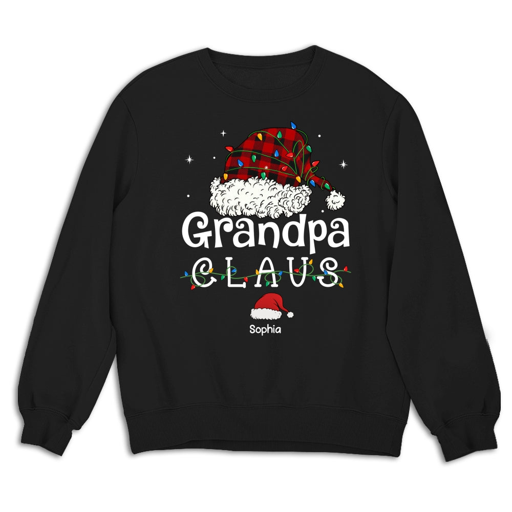 Custom Christmas & Birthday Gift for Grandpa • Grandpa Claus - Personalized Shirt