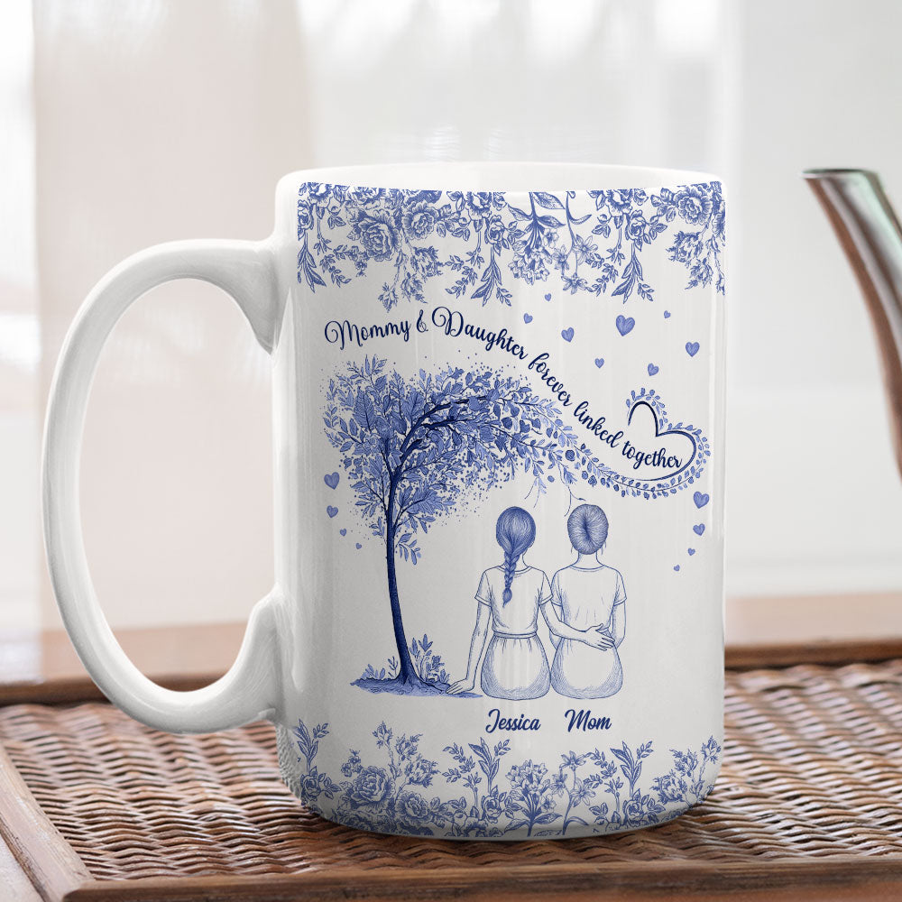 Custom Christmas & Birthday Gift for Daughter • Together We Bloom - Personalized Coffee Mug