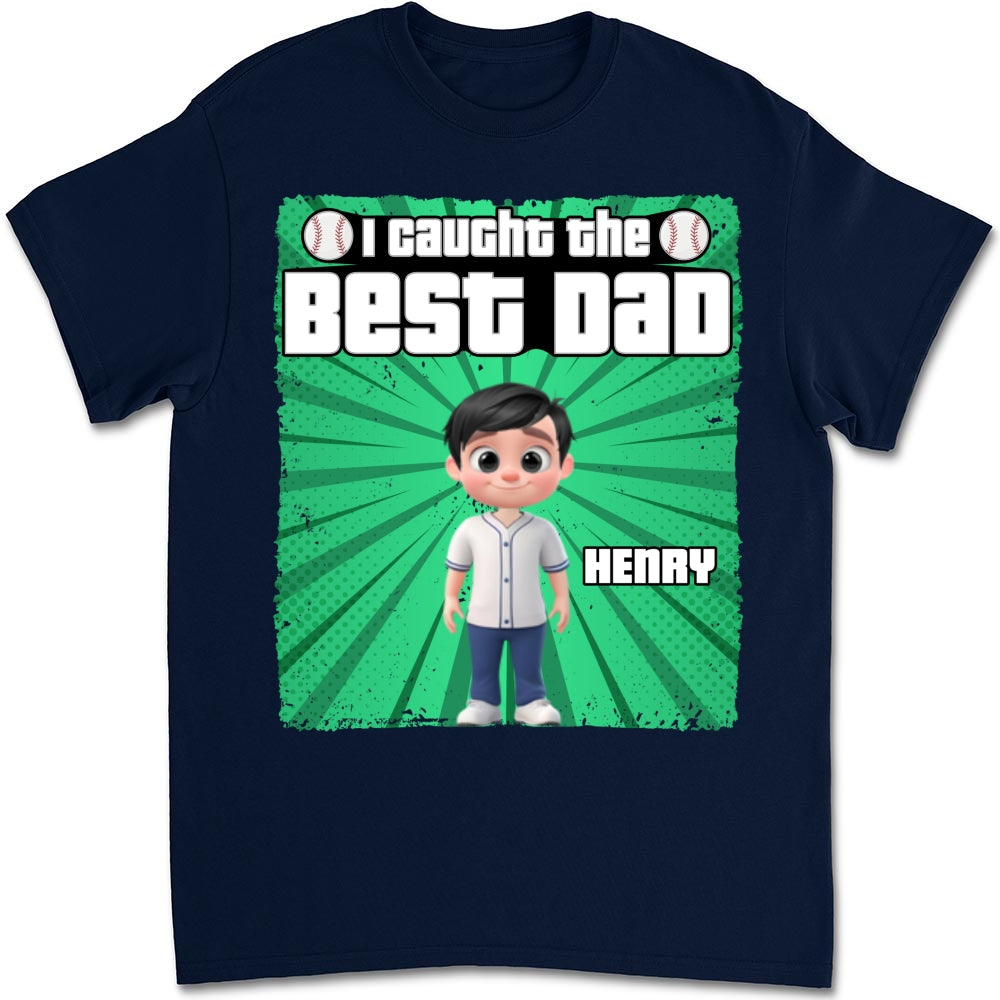 Custom Father's Day Gift For Son • Daddy Baseball Buddy - Personalized Shirt