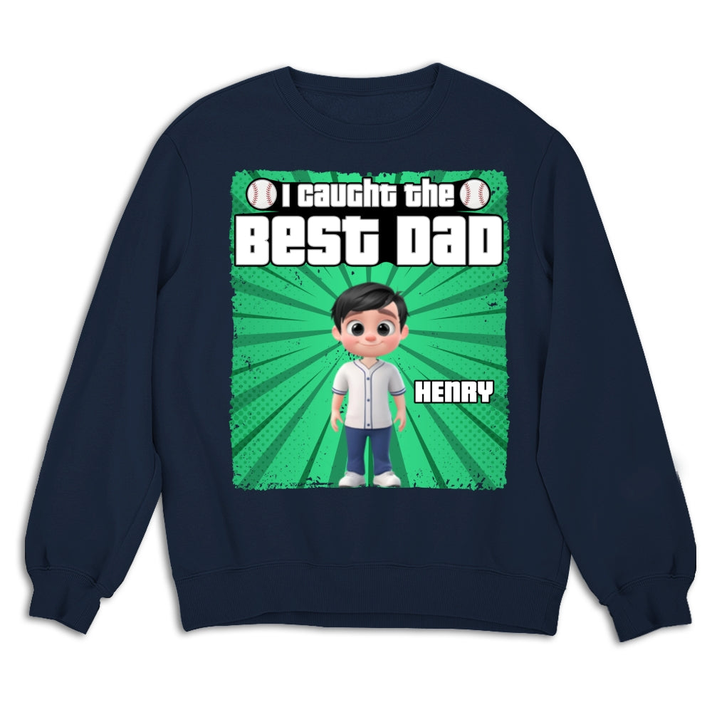 Custom Father's Day Gift For Son • Daddy Baseball Buddy - Personalized Shirt