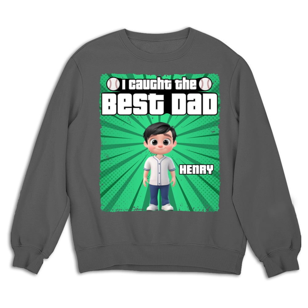 Custom Father's Day Gift For Son • Daddy Baseball Buddy - Personalized Shirt