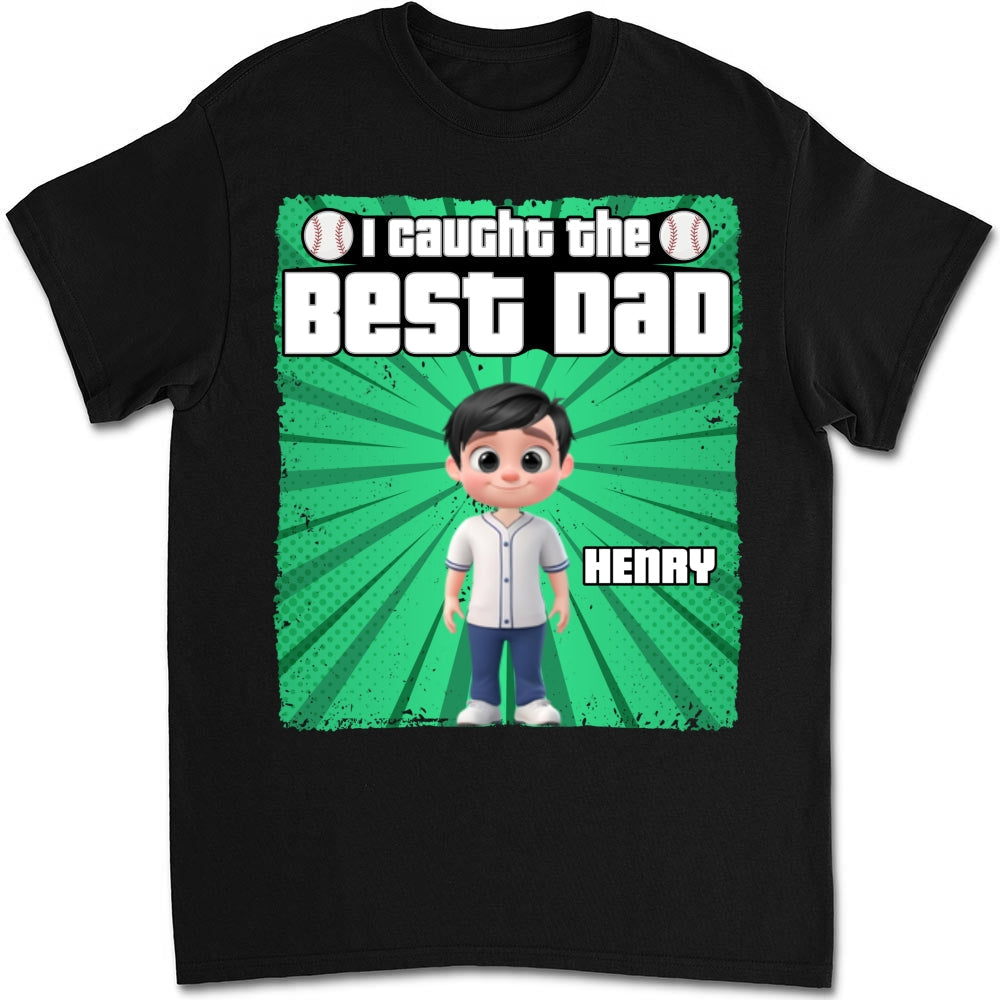 Custom Father's Day Gift For Son • Daddy Baseball Buddy - Personalized Shirt