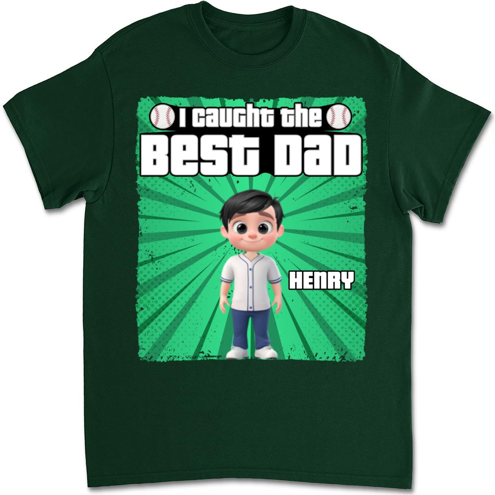 Custom Father's Day Gift For Son • Daddy Baseball Buddy - Personalized Shirt