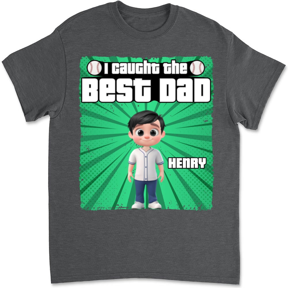 Custom Father's Day Gift For Son • Daddy Baseball Buddy - Personalized Shirt