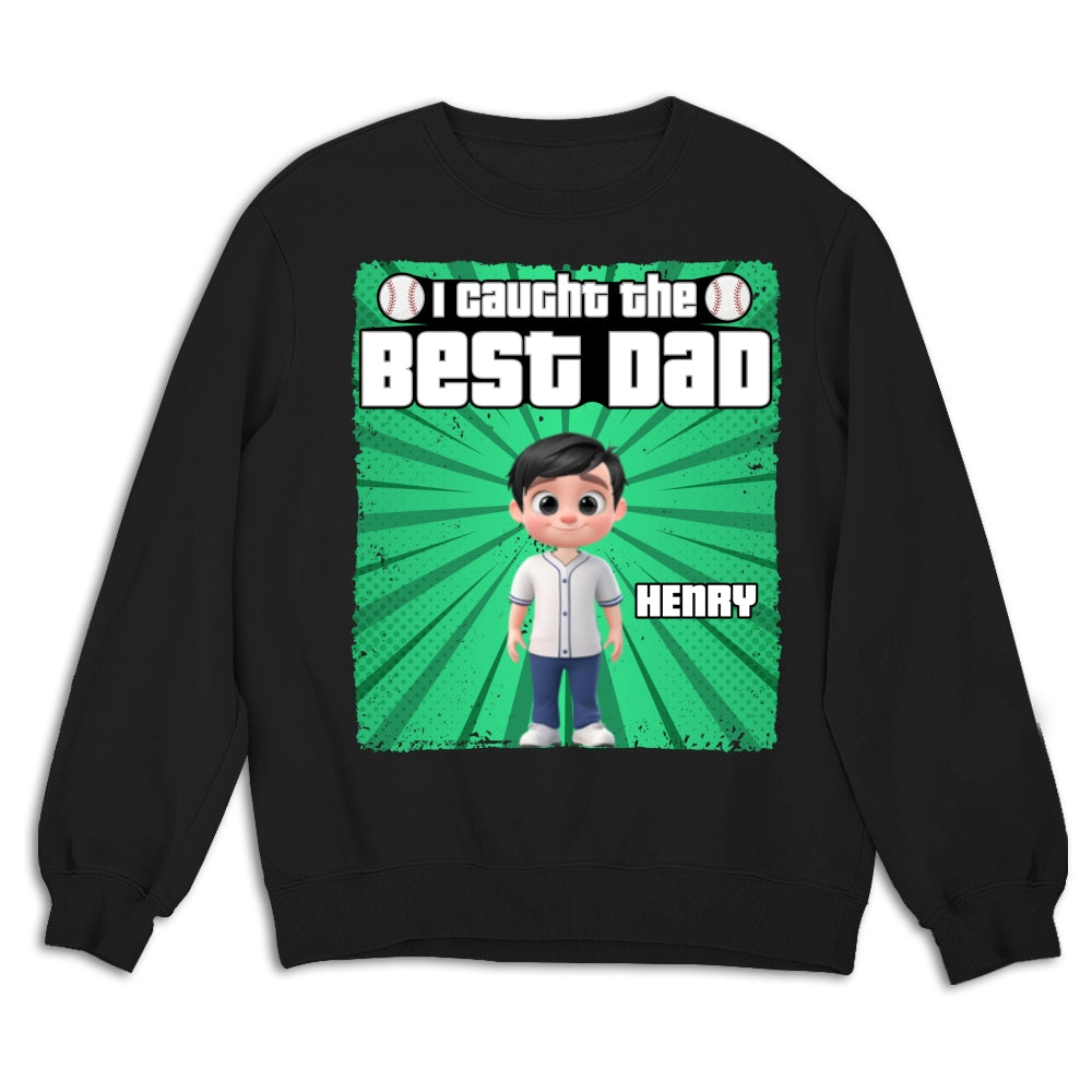 Custom Father's Day Gift For Son • Daddy Baseball Buddy - Personalized Shirt