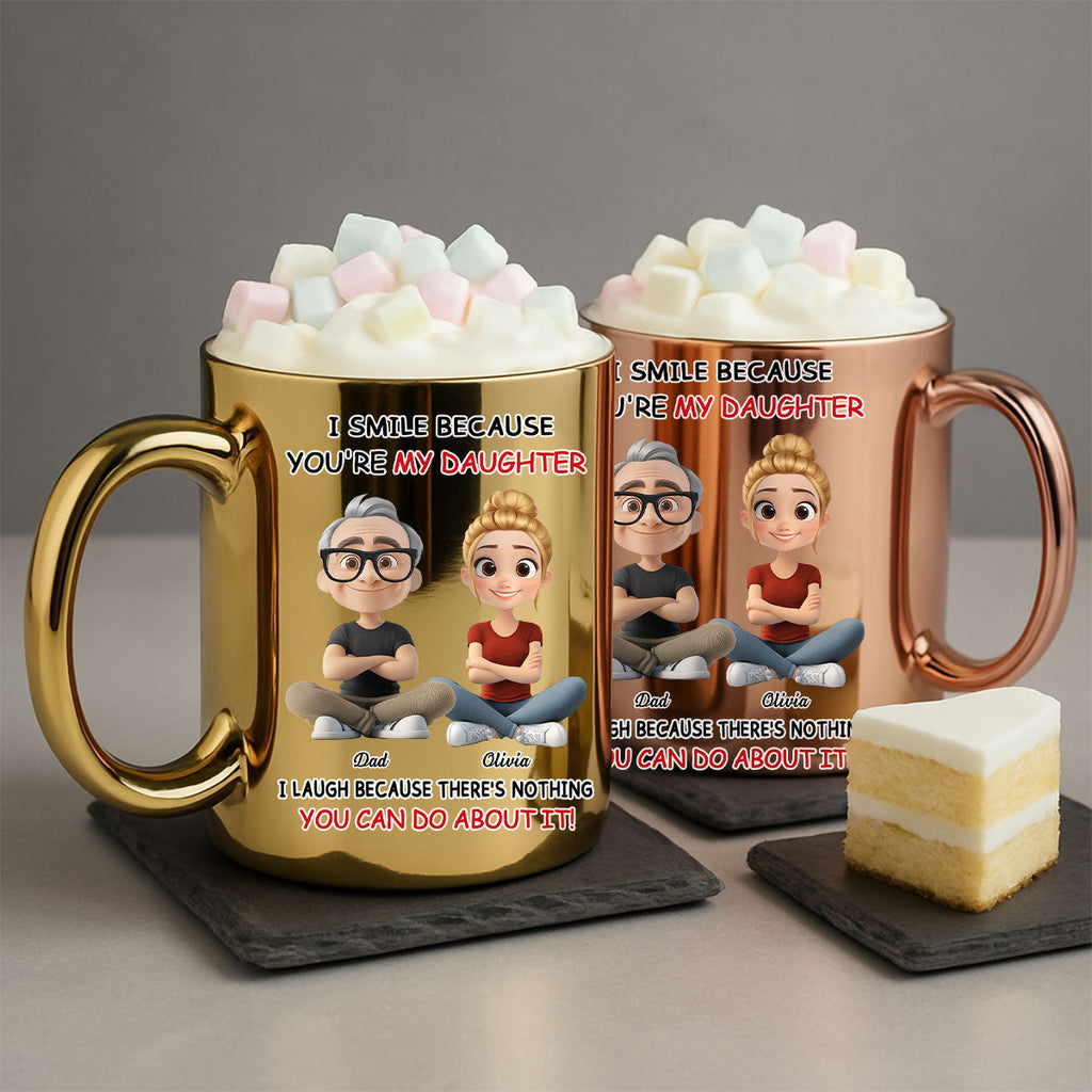 Custom Christmas & Birthday Gift for Daughter • You Can Do About It - Personalized Metallic Mug