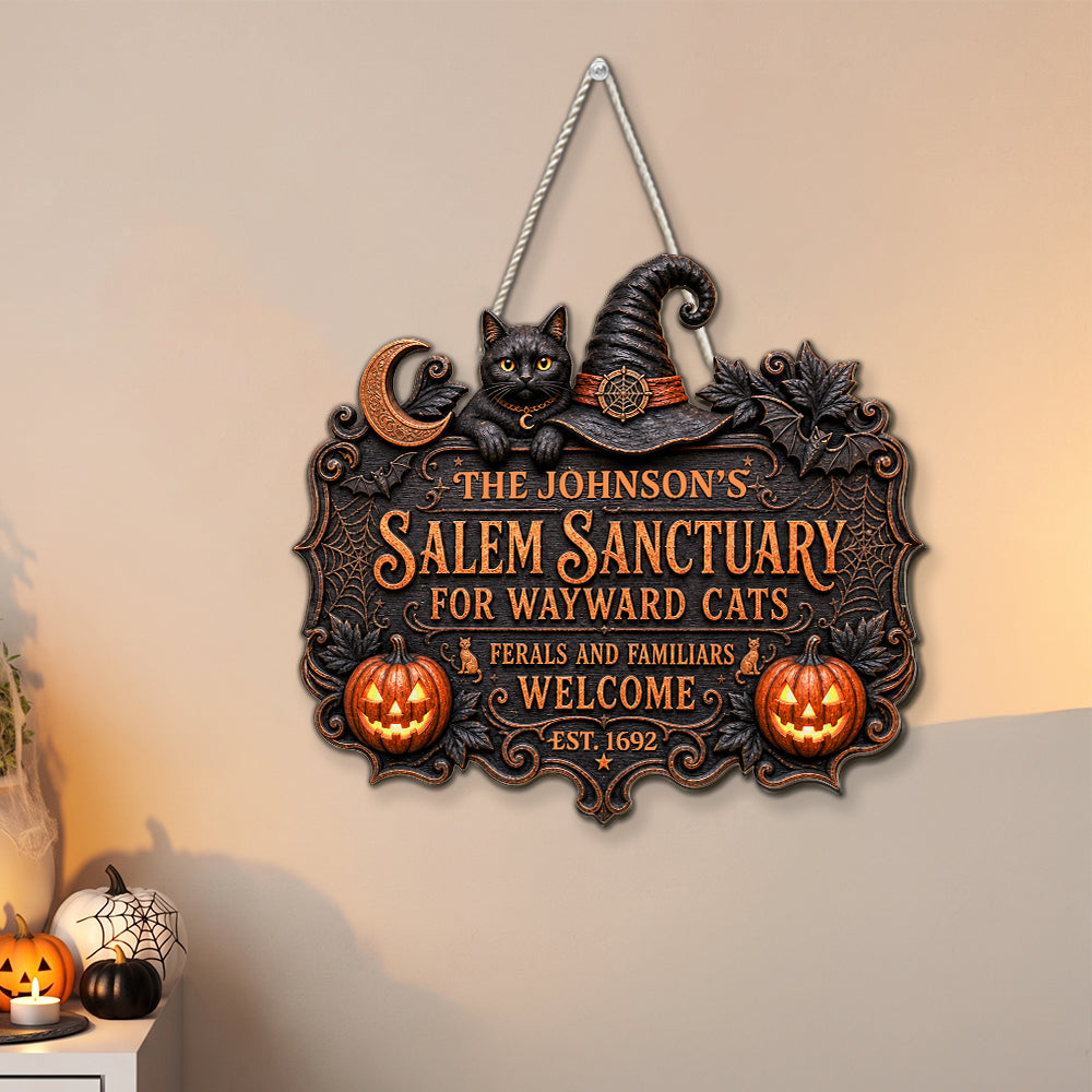 Salem Sanctuary - Personalized Wood Sign