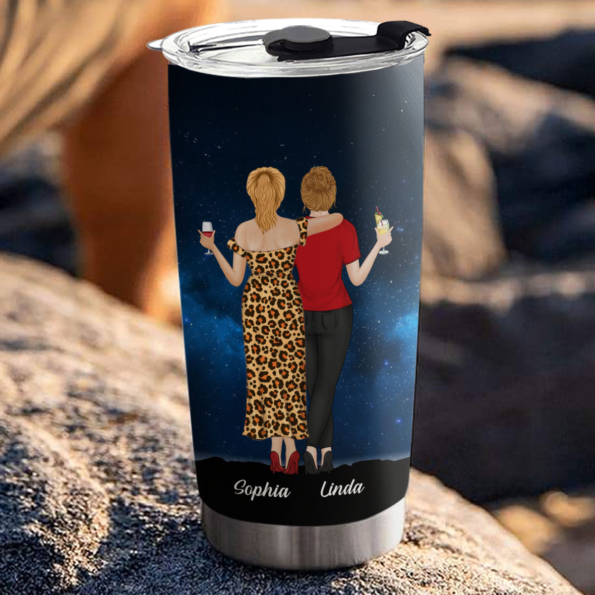 Custom Christmas Birthday Gifts For Best Friend • Good Friends - Personalized Tumbler