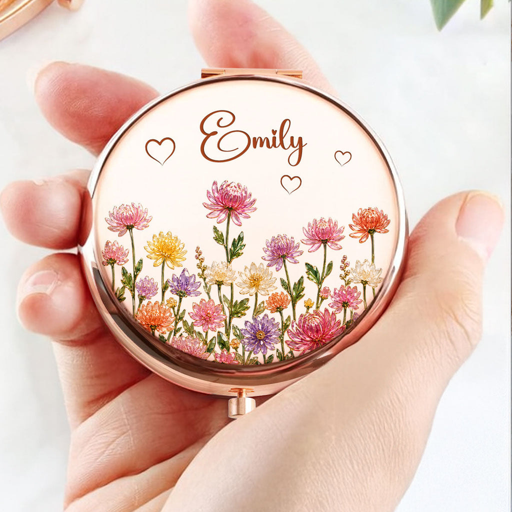 To My Little Girl - Personalized Compact Mirror