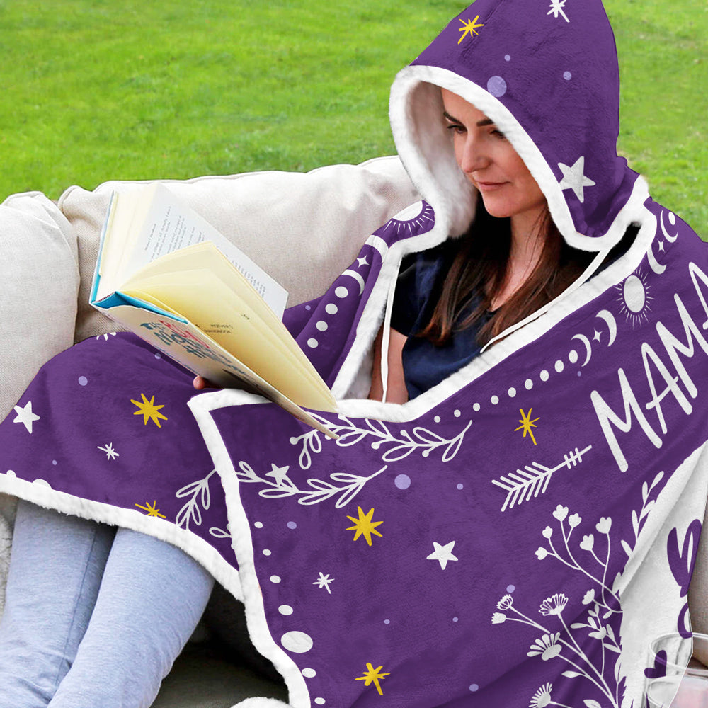 Bear Family - Personalized Hooded Blanket