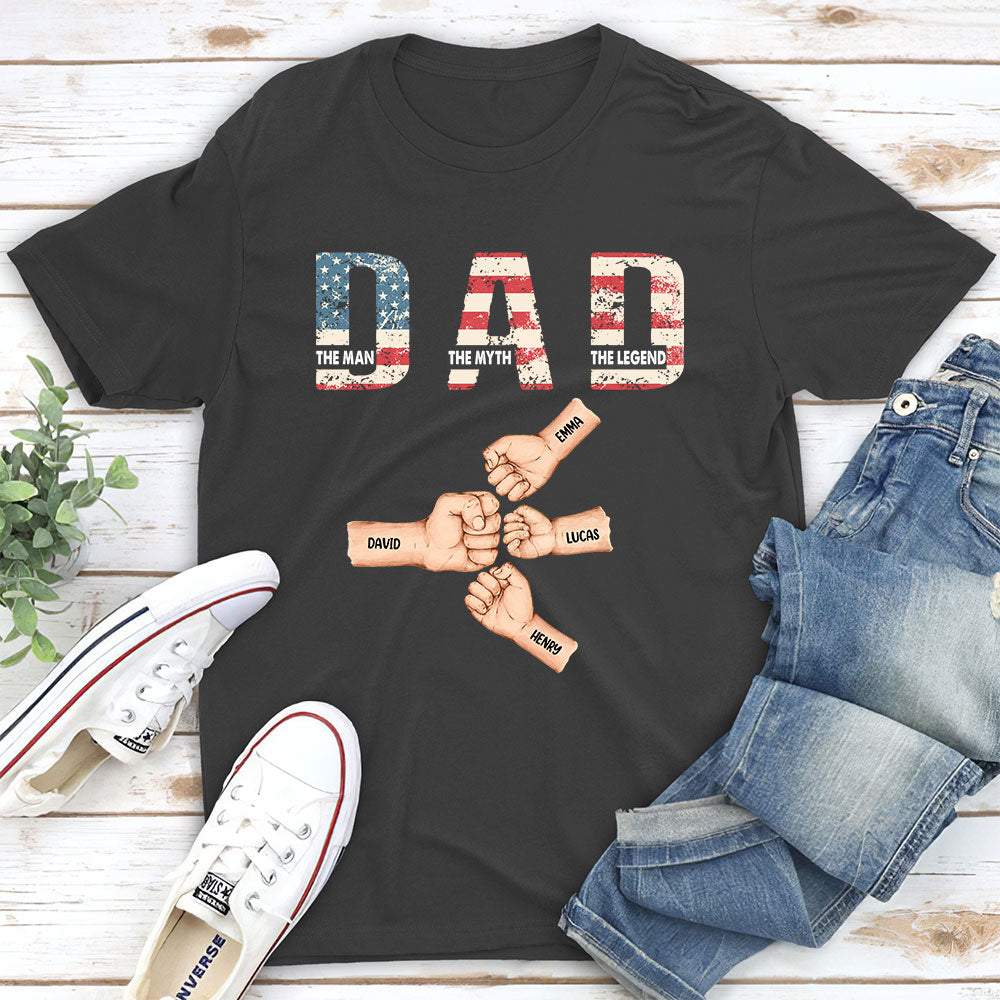 Custom Father's Day, Special Gift for Dad & Grandpa • Dad You Are The Legend - Personalized Shirt