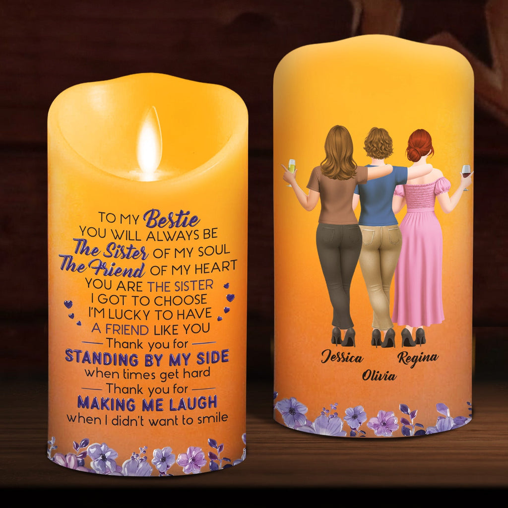 Sister Of My Soul - Personalized LED Candle
