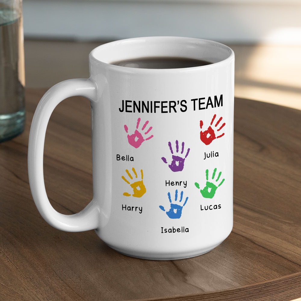 Custom Coworker, Christmas & Birthday Team Appreciation Gift • Team Spirit - Personalized Coffee Mug