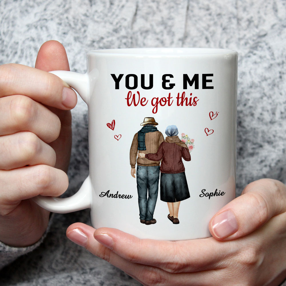 Custom Anniversary Keepsake Gifts For Couple • You Got Me - Personalized Coffee Mug