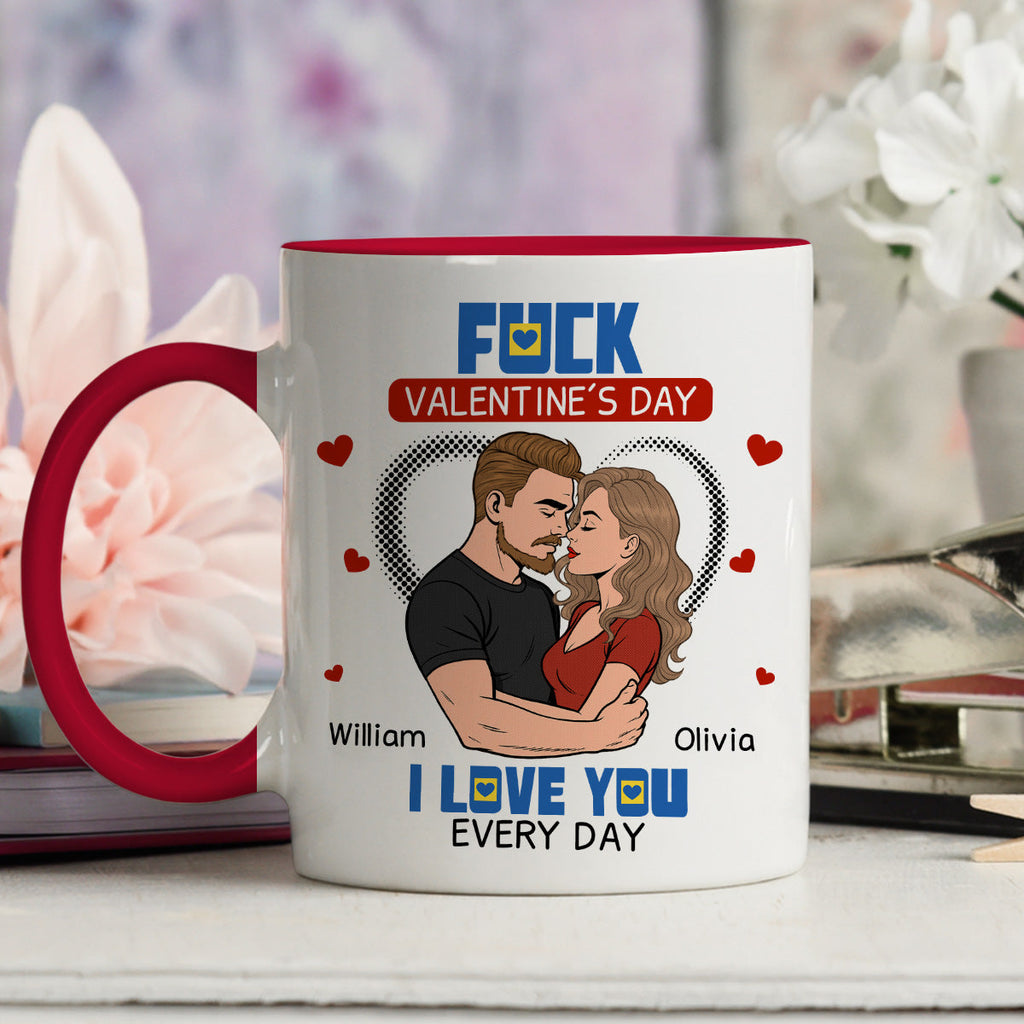 Custom Anniversary Keepsake Gifts For Couple • I Do Not Care - Personalized Accent Mug