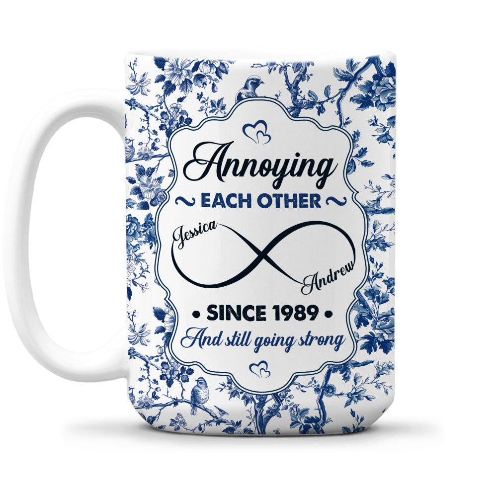 Custom Anniversary Keepsake Gifts For Couple • Love You Forever - Personalized Coffee Mug