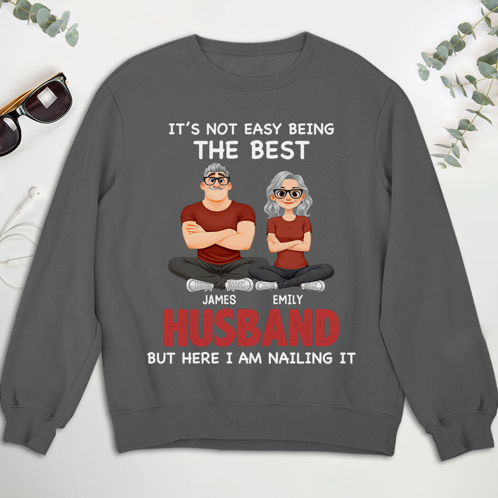 Custom Christmas Anniversary Keepsake Gifts For Husband • Being The Best Husband - Personalized Shirt