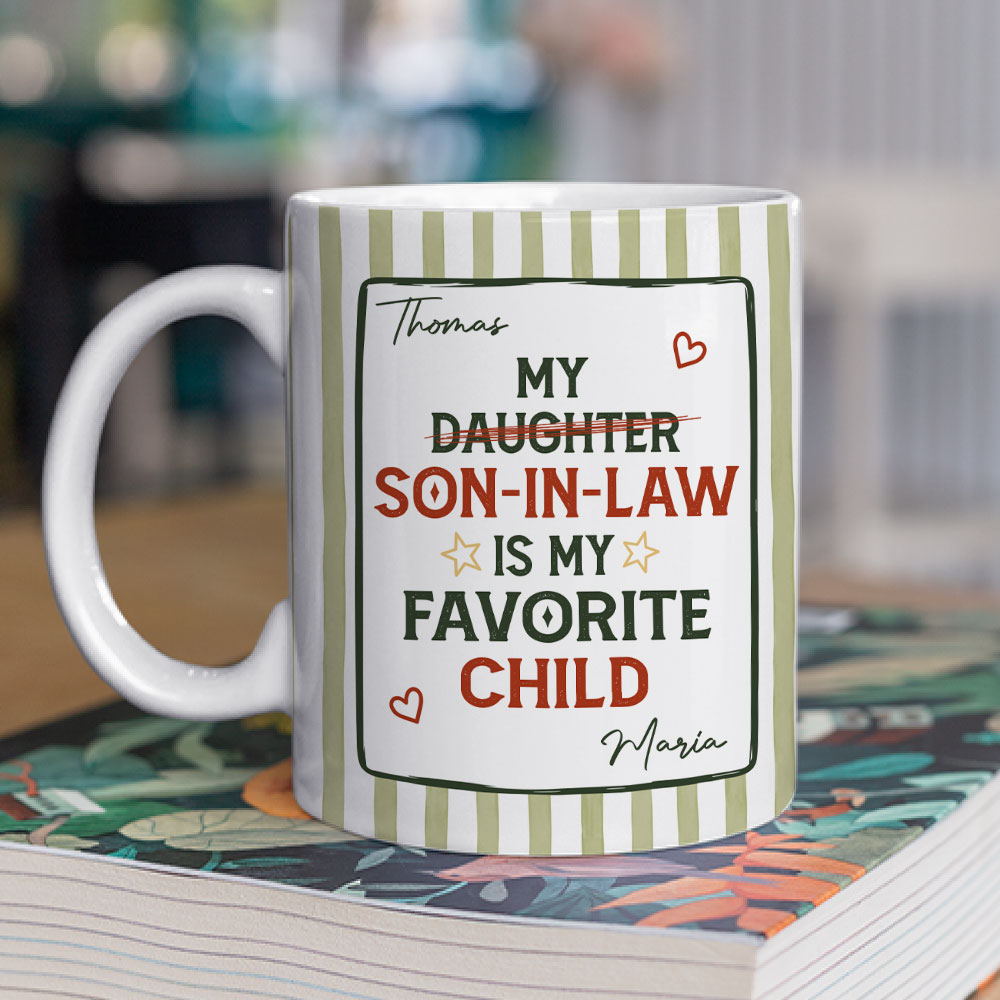 Custom Father's Day Gift For Son • My Favorite Child - Personalized Coffee Mug