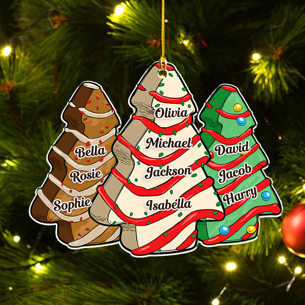 Custom Family Ornament, Christmas Gift for Family Members •  Joyful Loving Family - Personalized Acrylic Ornament