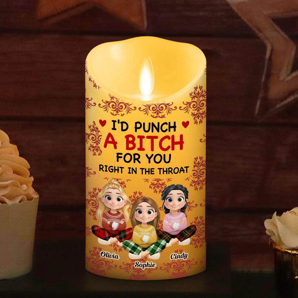 Bestie With Christmas 2025 - Personalized LED Candle
