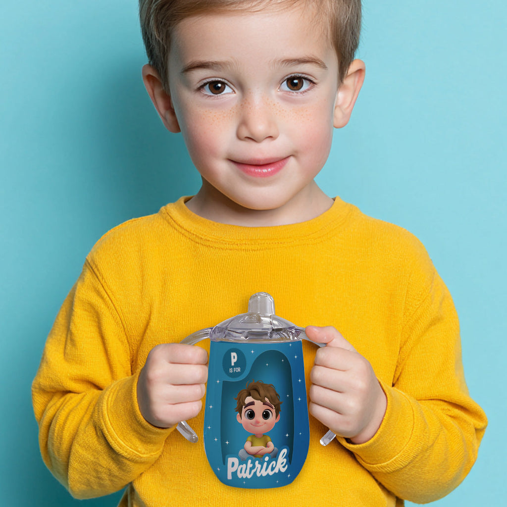 Cute Baby - Personalized Sippy Cup With Handles